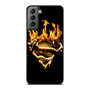 FIRE SUPERMAN LOGO Samsung Galaxy S21 Plus Case FIRE SUPERMAN LOGO Samsung Galaxy S21 Plus Case