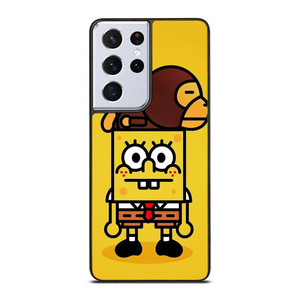 BAPE BABY MILO SPONGEBOB Samsung Galaxy S21 Ultra Case BAPE BABY MILO SPONGEBOB Samsung Galaxy S21 Ultra Case