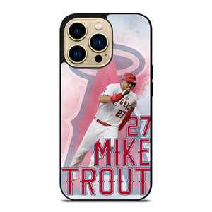 LA ANGELS OF ANAHEIM MIKE TROUT iPhone 14 Pro Max Case LA ANGELS OF ANAHEIM MIKE TROUT iPhone 14 Pro Max Case