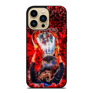 JURGEN KLOPP LIVERPOOL CHAMPIONS iPhone 14 Pro Max Case