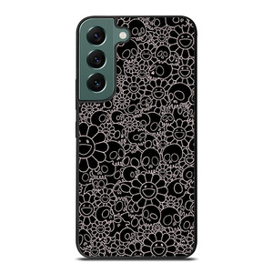 TAKASHI MURAKAMI BLACK SKULL Samsung Galaxy S22 Case