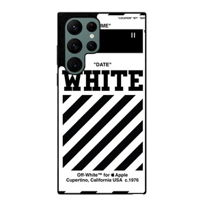 OFF WHITE LOGO 3 Samsung Galaxy S22 Ultra Case