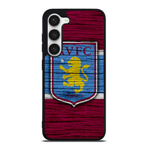 ASTON VILLA FC LOGO WOODEN Samsung Galaxy S23 Case