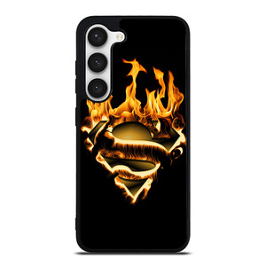 FIRE SUPERMAN LOGO Samsung Galaxy S23 Case FIRE SUPERMAN LOGO Samsung Galaxy S23 Case