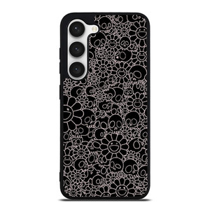 TAKASHI MURAKAMI BLACK SKULL Samsung Galaxy S23 Case TAKASHI MURAKAMI BLACK SKULL Samsung Galaxy S23 Case