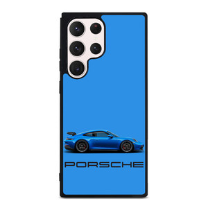 PORSCHE CAR BLUE Samsung Galaxy S23 Ultra Case PORSCHE CAR BLUE Samsung Galaxy S23 Ultra Case