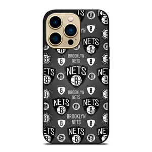 BROOKLYN NETS PATTERN iPhone 14 Pro Max Case
