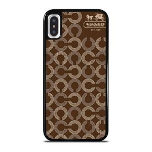 COACH PATTERN LOGO iPhone X / XS Case