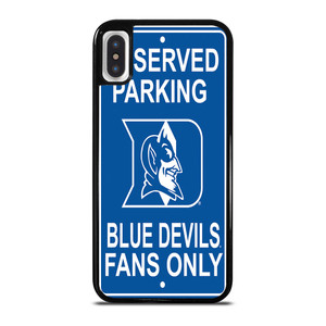 DUKE BLUE DEVILS PARKING SIGNS iPhone X / XS Case DUKE BLUE DEVILS PARKING SIGNS iPhone X / XS Case