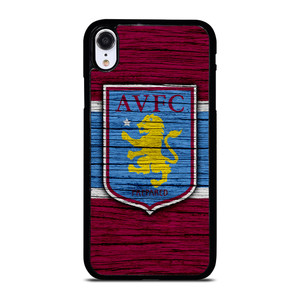 ASTON VILLA FC LOGO WOODEN iPhone XR Case