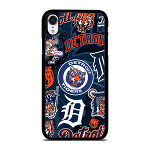 DETROIT TIGERS PATTERN iPhone XR Case DETROIT TIGERS PATTERN iPhone XR Case