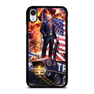 DONALD TRUMP ON TANK iPhone XR Case