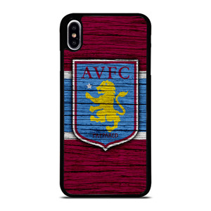 ASTON VILLA FC LOGO WOODEN iPhone XS Max Case ASTON VILLA FC LOGO WOODEN iPhone XS Max Case