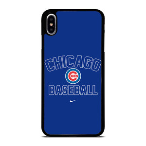 CHICAGO CUBS BASEBALL iPhone XS Max Case CHICAGO CUBS BASEBALL iPhone XS Max Case