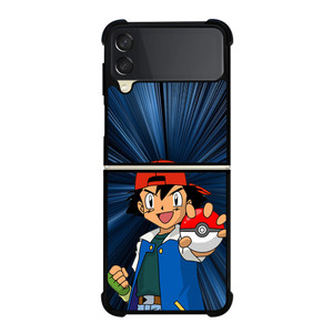 ASH KETCHUM POKEMON BALL Samsung Z Flip 3 Case ASH KETCHUM POKEMON BALL Samsung Z Flip 3 Case