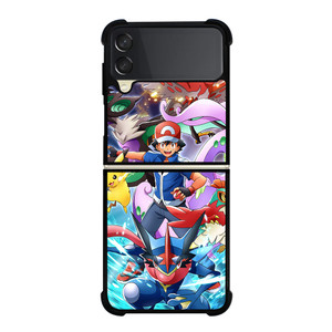 ASH POKEMON Samsung Z Flip 3 Case ASH POKEMON Samsung Z Flip 3 Case