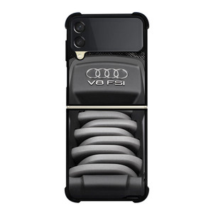 AUDI A8 ENGINE Samsung Z Flip 3 Case AUDI A8 ENGINE Samsung Z Flip 3 Case