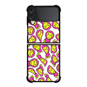 BAPE BABY MILO PATTERN Samsung Z Flip 3 Case BAPE BABY MILO PATTERN Samsung Z Flip 3 Case
