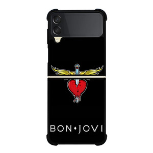 BON JOVI LOGO Samsung Z Flip 3 Case BON JOVI LOGO Samsung Z Flip 3 Case