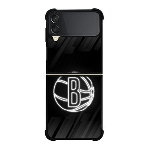 BROOKLYN NETS NBA ICON Samsung Z Flip 3 Case BROOKLYN NETS NBA ICON Samsung Z Flip 3 Case