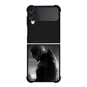 CAPTAIN AMERICA SAD Samsung Z Flip 3 Case CAPTAIN AMERICA SAD Samsung Z Flip 3 Case