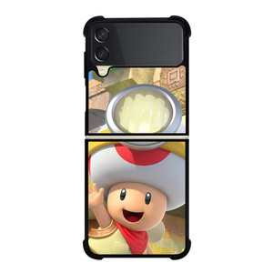 CAPTAIN TOAD CUTE 3 Samsung Z Flip 3 Case CAPTAIN TOAD CUTE 3 Samsung Z Flip 3 Case