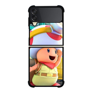 CAPTAIN TOAD CUTE Samsung Z Flip 3 Case CAPTAIN TOAD CUTE Samsung Z Flip 3 Case