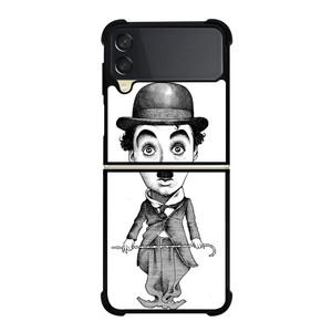 CHARLIE CHAPLIN CARTOON Samsung Z Flip 3 Case CHARLIE CHAPLIN CARTOON Samsung Z Flip 3 Case