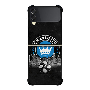CHARLOTTE FC LOGO 3 Samsung Z Flip 3 Case CHARLOTTE FC LOGO 3 Samsung Z Flip 3 Case