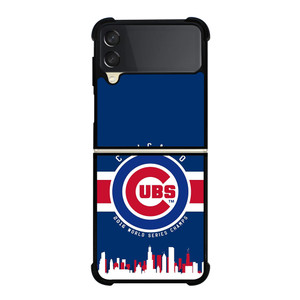 CHICAGO CUBS LOGO 3 Samsung Z Flip 3 Case CHICAGO CUBS LOGO 3 Samsung Z Flip 3 Case