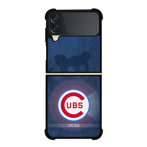 CHICAGO CUBS LOGO 4 Samsung Z Flip 3 Case CHICAGO CUBS LOGO 4 Samsung Z Flip 3 Case