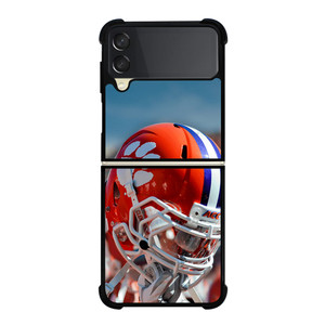 CLEMSON TIGERS HELMET 2 Samsung Z Flip 3 Case CLEMSON TIGERS HELMET 2 Samsung Z Flip 3 Case