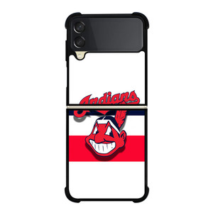 CLEVELAND INDIANS LOGO 3 Samsung Z Flip 3 Case CLEVELAND INDIANS LOGO 3 Samsung Z Flip 3 Case