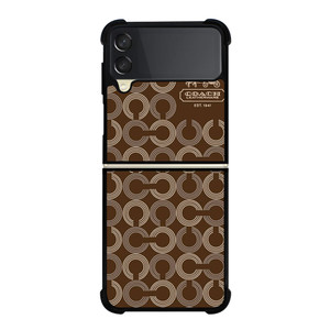 COACH PATTERN LOGO Samsung Z Flip 3 Case COACH PATTERN LOGO Samsung Z Flip 3 Case