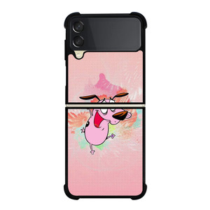 COURAGE THE COWARDLY DOG Samsung Z Flip 3 Case COURAGE THE COWARDLY DOG Samsung Z Flip 3 Case