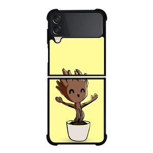 CUTE BABY GROOT Samsung Z Flip 3 Case CUTE BABY GROOT Samsung Z Flip 3 Case