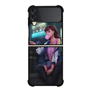 CUTE DVA OVERWATCH 2 Samsung Z Flip 3 Case CUTE DVA OVERWATCH 2 Samsung Z Flip 3 Case