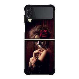 DAY OF THE DEAD GIRL Samsung Z Flip 3 Case DAY OF THE DEAD GIRL Samsung Z Flip 3 Case