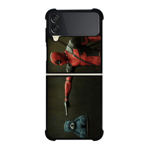 DEADPOOL SUPERHERO TEDDY BEAR Samsung Z Flip 3 Case DEADPOOL SUPERHERO TEDDY BEAR Samsung Z Flip 3 Case