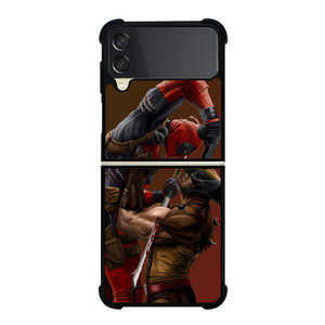 DEADPOOL VS WOLVERINE Samsung Z Flip 3 Case DEADPOOL VS WOLVERINE Samsung Z Flip 3 Case