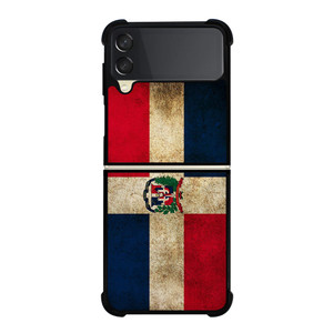 DOMINICAN REPUBLIC FLAG 2 Samsung Z Flip 3 Case DOMINICAN REPUBLIC FLAG 2 Samsung Z Flip 3 Case