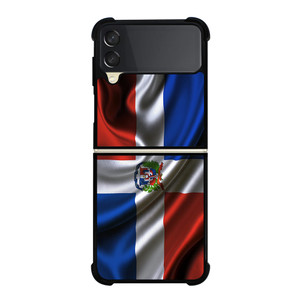 DOMINICAN REPUBLIC FLAG Samsung Z Flip 3 Case DOMINICAN REPUBLIC FLAG Samsung Z Flip 3 Case