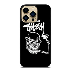 STUSSY SMOKE SKULL iPhone 14 Pro Max Case