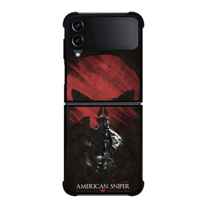 AMERICAN SNIPER SKULL Samsung Z Flip 4 Case AMERICAN SNIPER SKULL Samsung Z Flip 4 Case