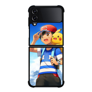 ASH KETCHUM PIKACHU Samsung Z Flip 4 Case ASH KETCHUM PIKACHU Samsung Z Flip 4 Case
