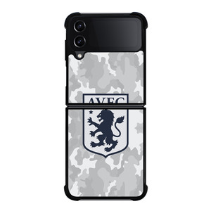 ASTON VILLA FC LOGO CAMO Samsung Z Flip 4 Case ASTON VILLA FC LOGO CAMO Samsung Z Flip 4 Case