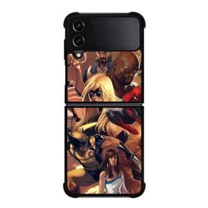 AVENGERS COMICS MARVEL Samsung Z Flip 4 Case AVENGERS COMICS MARVEL Samsung Z Flip 4 Case