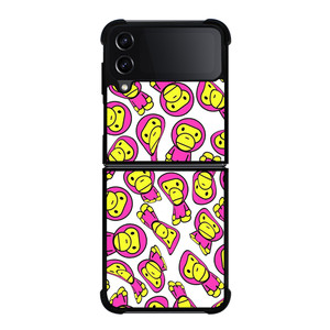 BAPE BABY MILO PATTERN Samsung Z Flip 4 Case BAPE BABY MILO PATTERN Samsung Z Flip 4 Case