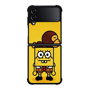 BAPE BABY MILO SPONGEBOB Samsung Z Flip 4 Case BAPE BABY MILO SPONGEBOB Samsung Z Flip 4 Case