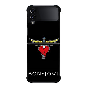 BON JOVI LOGO Samsung Z Flip 4 Case BON JOVI LOGO Samsung Z Flip 4 Case